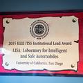 Laboratory for Intelligent and Safe Automobiles receives award from IEEE Society