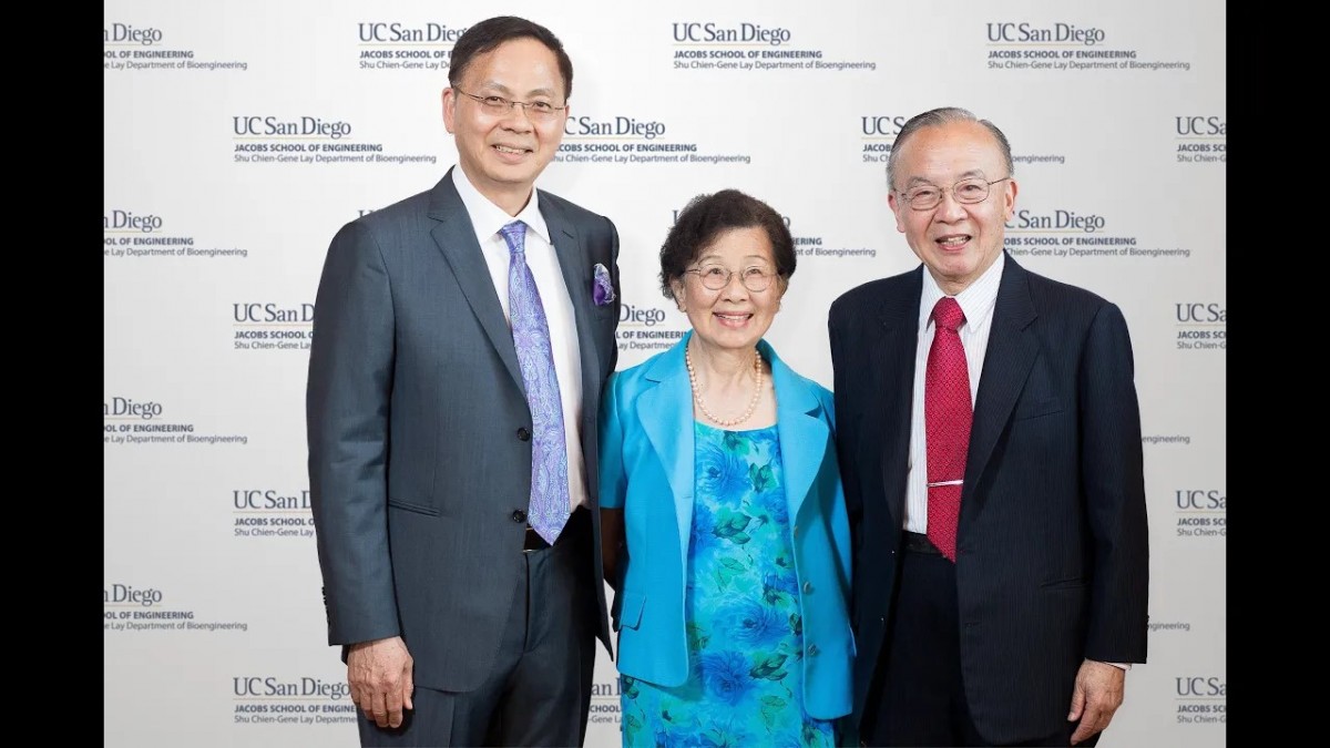 Naming Celebration of the Shu Chien-Gene Lay Department of Bioengineering at UC San Diego